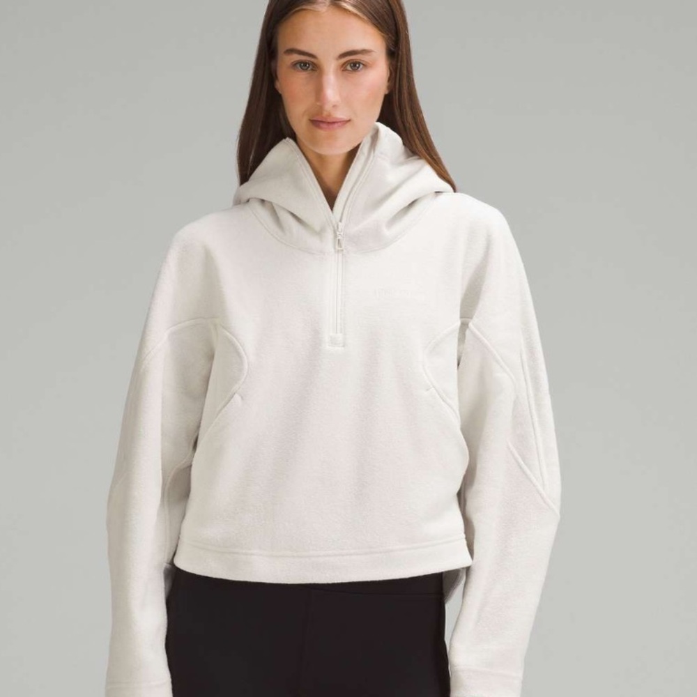 Lululemon Bone Half-Zip Hoodie